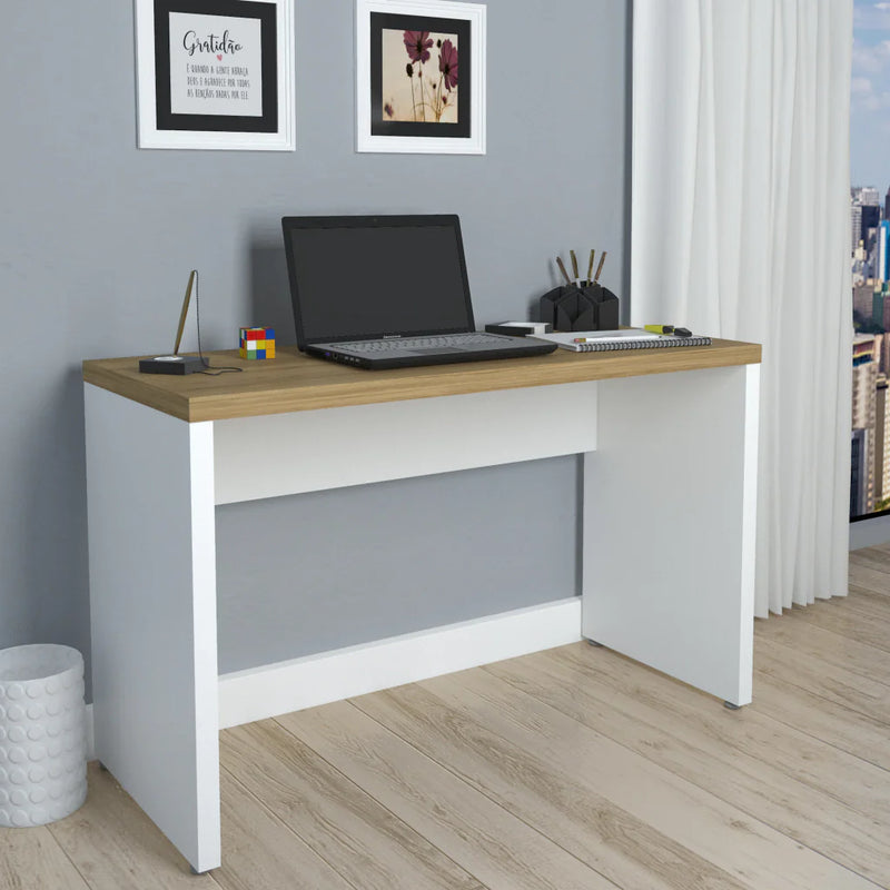 Escrivaninha Minimalista Toq Artany Olmo/Branco