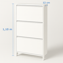 Sapateira De Madeira Fina – Com 3 Portas